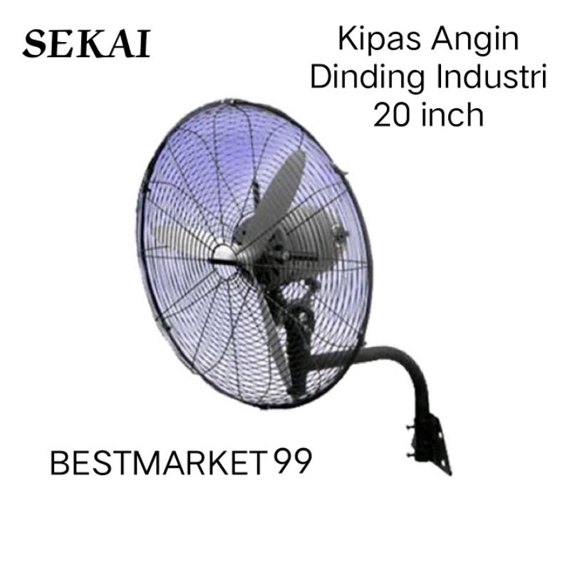 Kipas Angin Dinding Industri 20 / 26 inch SEKAI IWF 2038 /  2639