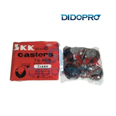 Roda Karet Casters SKK Brand Japan TG-50B Merah