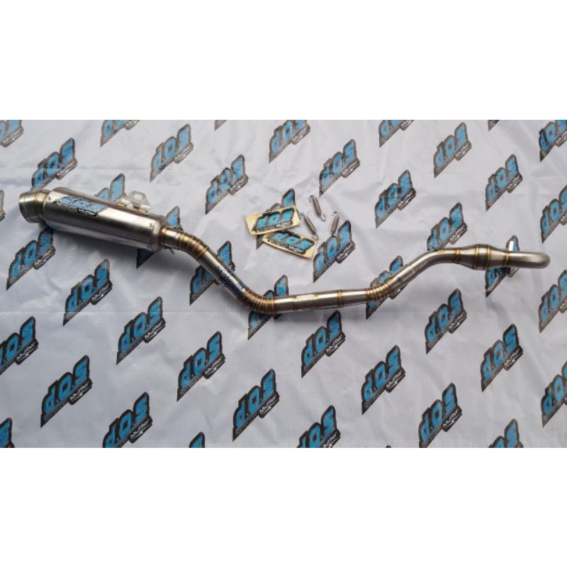Knalpot Dos Muffler Original Jogja Yamaha WR155 Stainless Original Racing Jogja