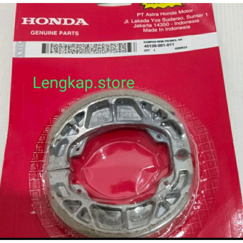 KAMPAS REM BELAKANG HONDA GRAND SUPRA X FIT KHARISMA REVO FI BLADE 45120-001-011