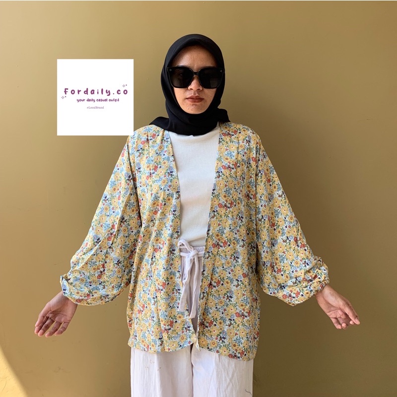 KIYOWO OUTER BALON  | ARABELLA OUTER-Balqis lime