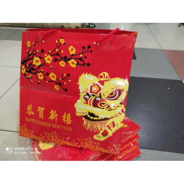 

Paper bag Imlek terlaris dan termurah isi 12pcs