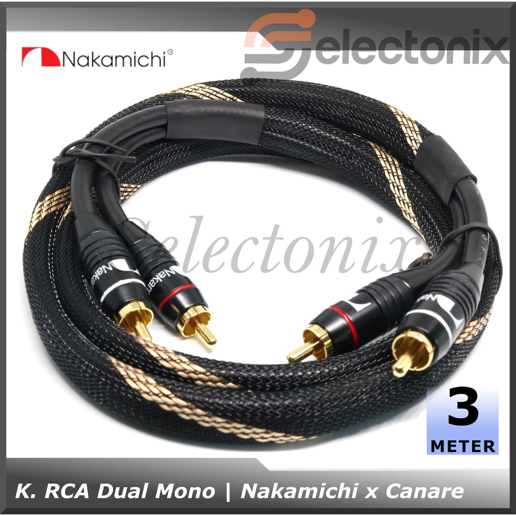 Kabel Audio RCA Nakamichi Dual Mono [3m]