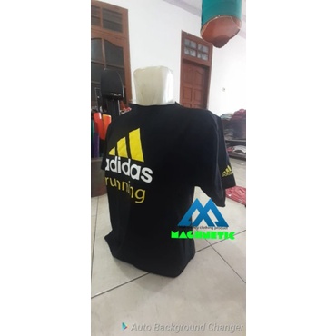 Tshirt Pria Wanita Kaos adidas Running katun