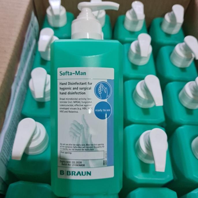 

SoftaMan Hand Sanitizer 500ml / Hand Disinfectan BBraun