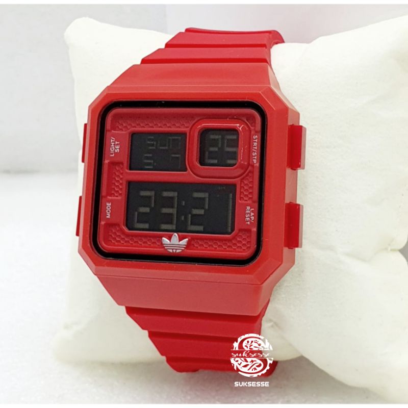 JAM TANGAN ADIDAS DIGITAL CURITIBA ADH2770 A16632 | JAM TANGAN PRIA DIGITAL KEREN | JAM TANGAN DIGITAL PERSEGI  KOTAK