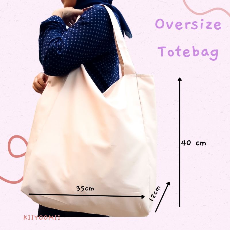 Pakai resleting NUDIE tas tote fashion wanita TOTEBAG OVERSIZE JUMBO BESAR Bahan Drill Premium  || kiiyoomii || nudie bag