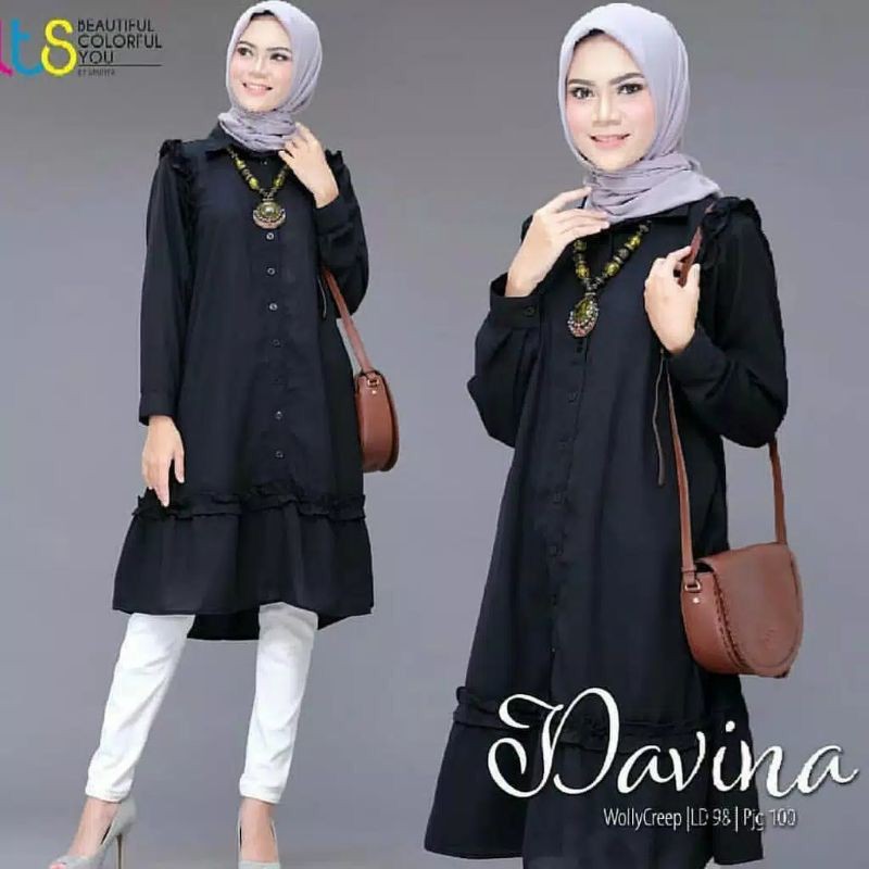 Tunik Terbaru |Tunik |Tunik Davina |Tunik Wanita |Baju Tunik Wanita |Tunik Remaja