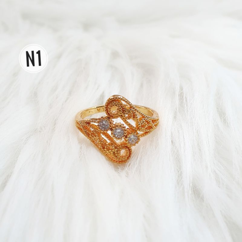 Cincin Bunga Permata Xuping Cantik N21032203