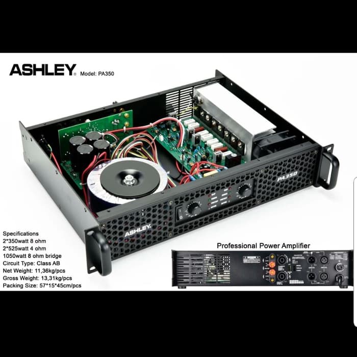 POWER AMPLIFIER ASHLEY PA350/PA 350 ORIGINAL NEW