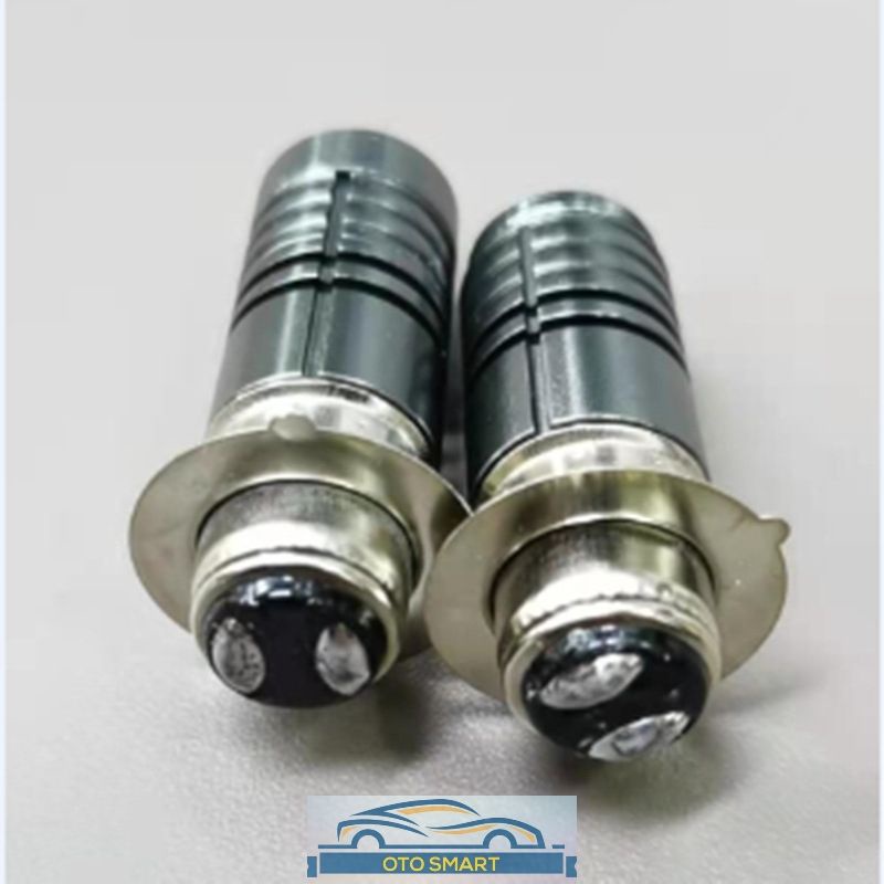 Lampu Sorot Depan Motor LED H6/BA20D &amp; P15D 6000LM 360 Derajat 2 Cahaya 6000K &amp; 3000K Lampu  motor