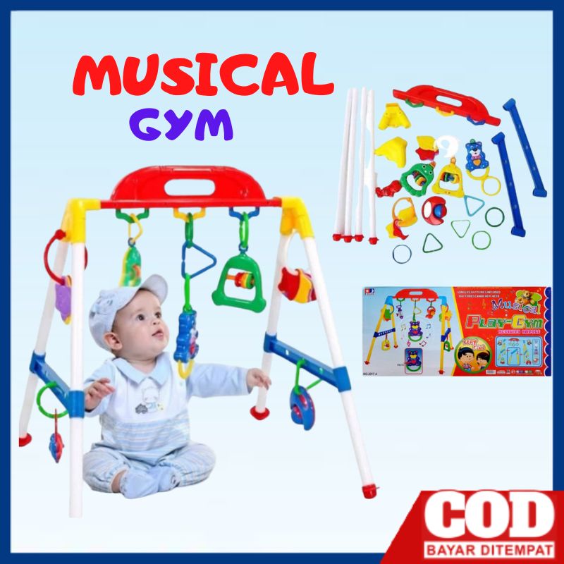 Baby Musical Play Gym / Musik Mainan Rattle Bayi Anak Play Gym