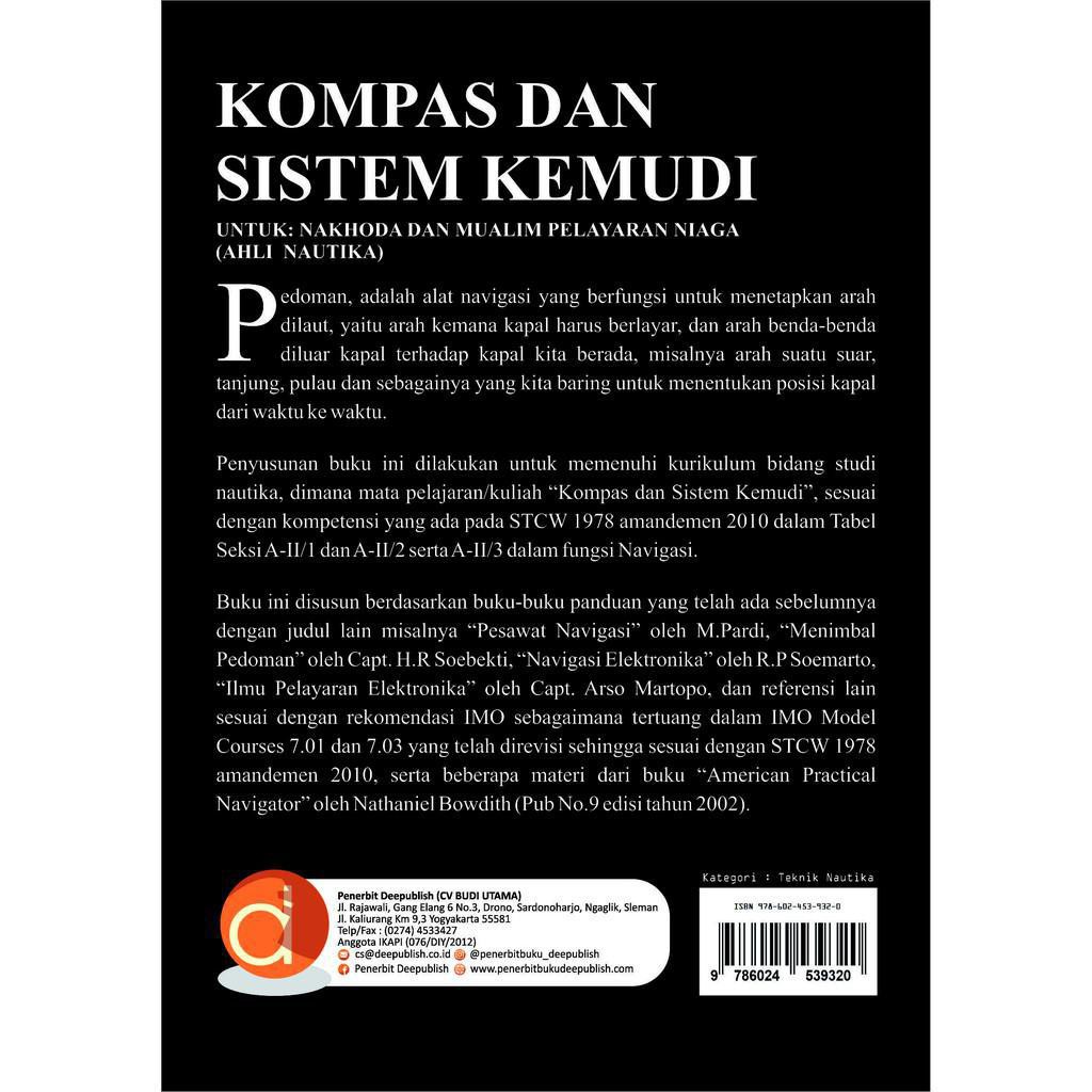 Kompas Dan Sistem Kemudi Untuk Nakhoda Dan Mualim Pelayaran Niaga Ahli Nautika Full Colour Shopee Indonesia