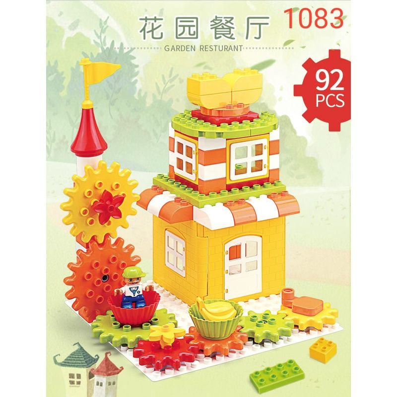 Lego duplo alike 1083 Garden Restaurant 92pcs