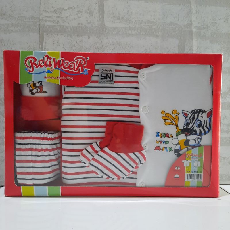 AHZA RELIWEAR BABY SET OBLONG PENDEK KANCING DEPAN