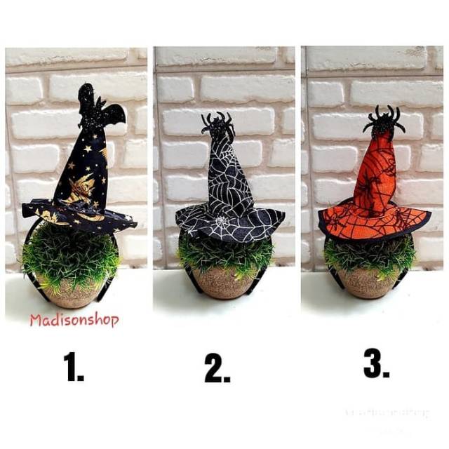 BANDO TOPI PENYIHIR AKSESORIES HALLOWEEM MURAH KOSTUM MAGIC