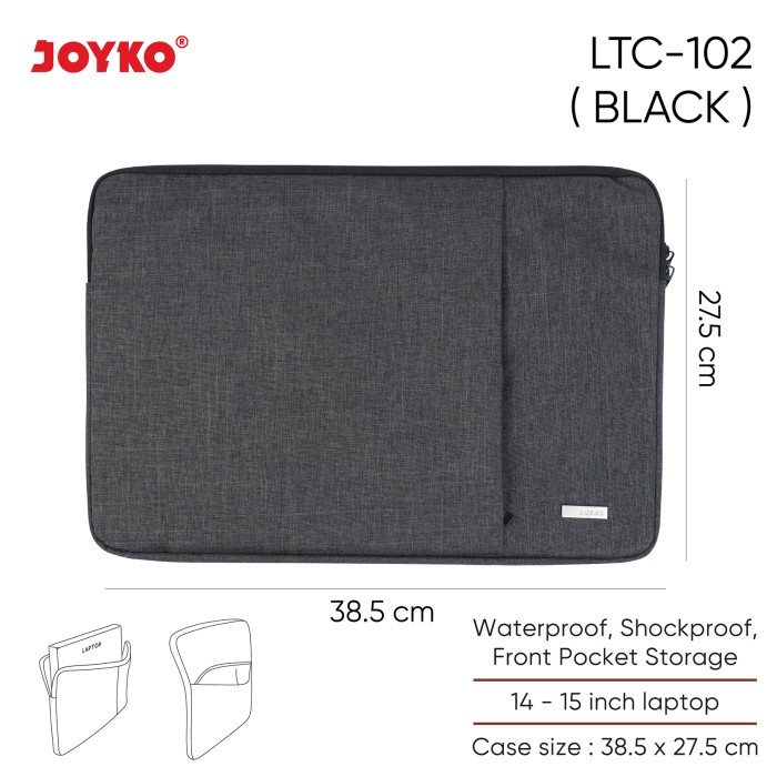 

Tas Laptop Laptop Case Joyko LTC-102 14-15 inch - Black