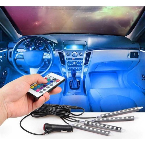 Distributor Lampu Led Kolong Dashboard Kabin Interior Mobil Remote Rgb Warna Warni   -2 y7dAYXgfp1JWO3B