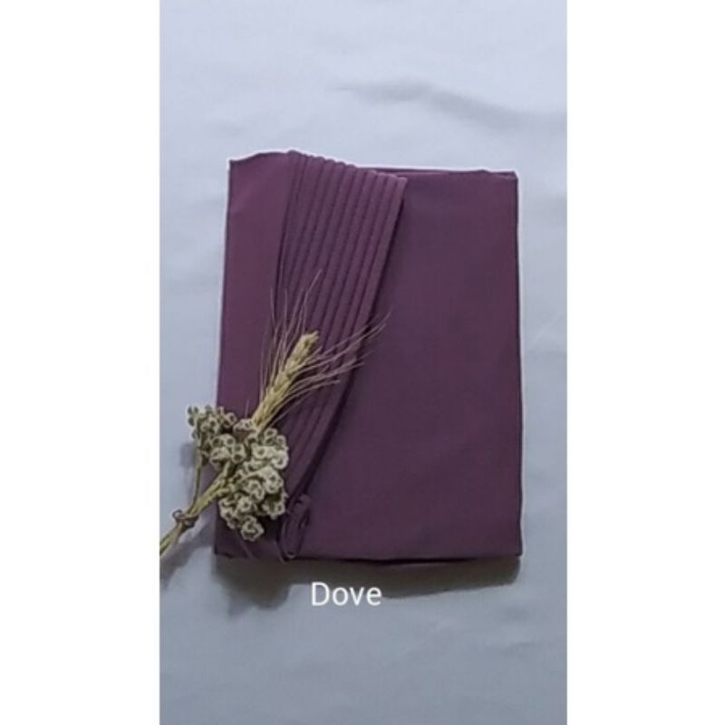 Jilbab Bergo Hamidah Jersey L /Hijab Instand-Dove