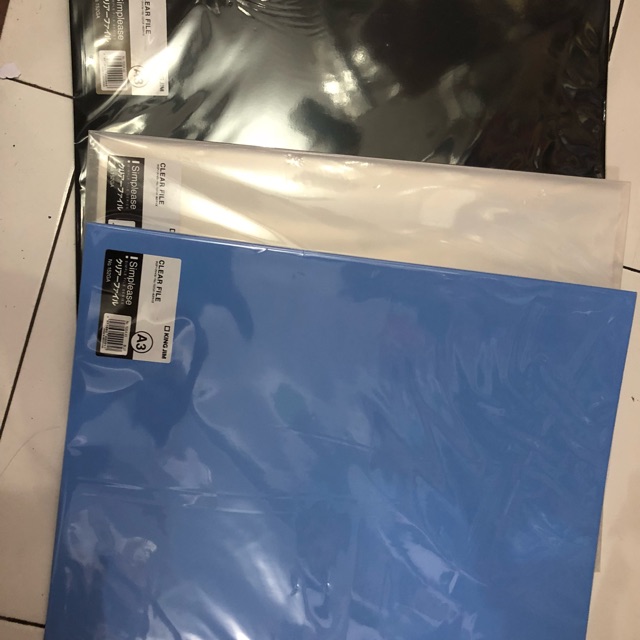 

Kts - Clear holder A3 king jim 20 sheet king jim clear file simplease 152 GA isi 20 lembar