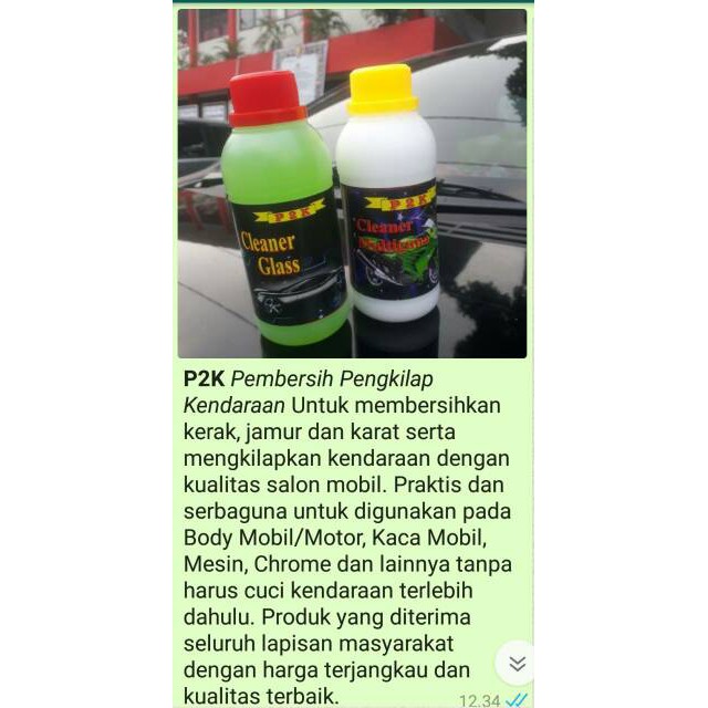 P2K ( Pembersih pengkilap kendaraan)