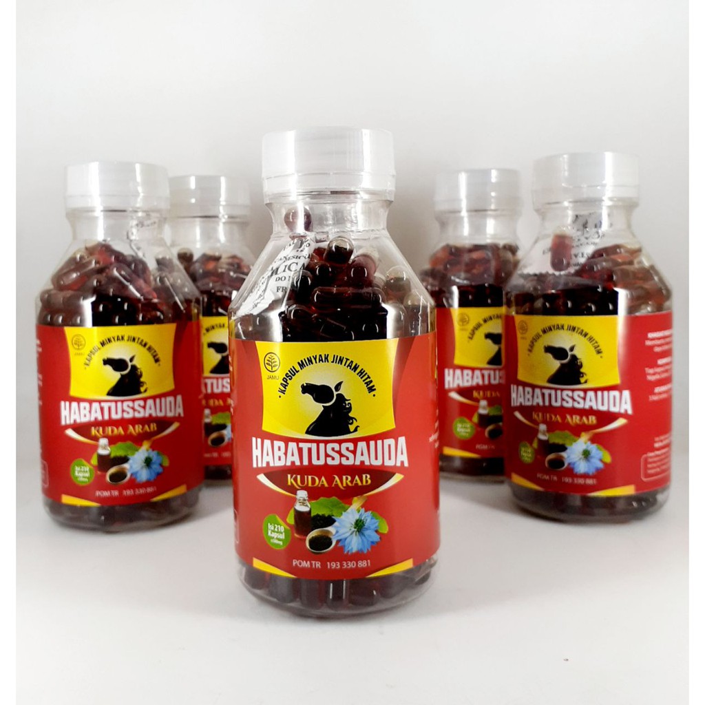 Habasyah Pure Cap Kuda Arab 210 // Habatussauda Cap Kuda Arab 210 kapsul