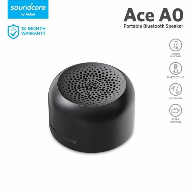 Anker Soundcore Ace A0 Bluetooth Speaker A3150 - Hitam/Orange