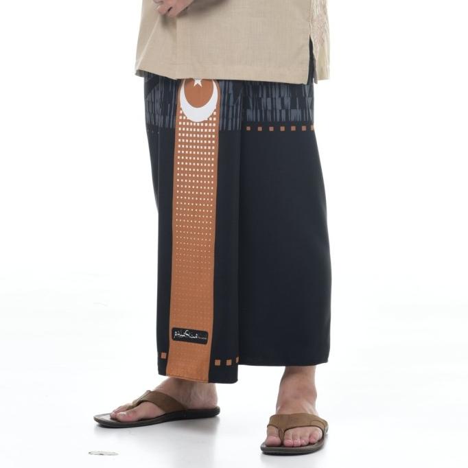 Ready oke] Rabbani Sarung Palestina Dukhan 3 Hitam Putih Motif Palestine 2 Coklat