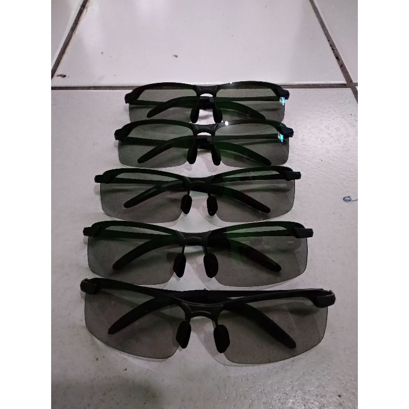 kacamata paser ikan/kacamata mancing/kacamata polarized photocromic abu-abu dan kuning