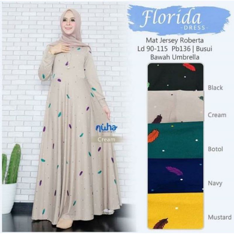 Pakaian Wanita Maxi Dress Florida