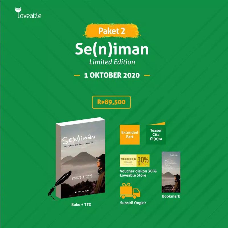 

Novel Se(n)iman COVER BARU - Wildan Alamsyah *Free Bubble wrap