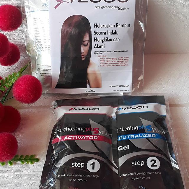 Y2000 Pelurus Rambut Permanen Self Hair Straightening Smoothing