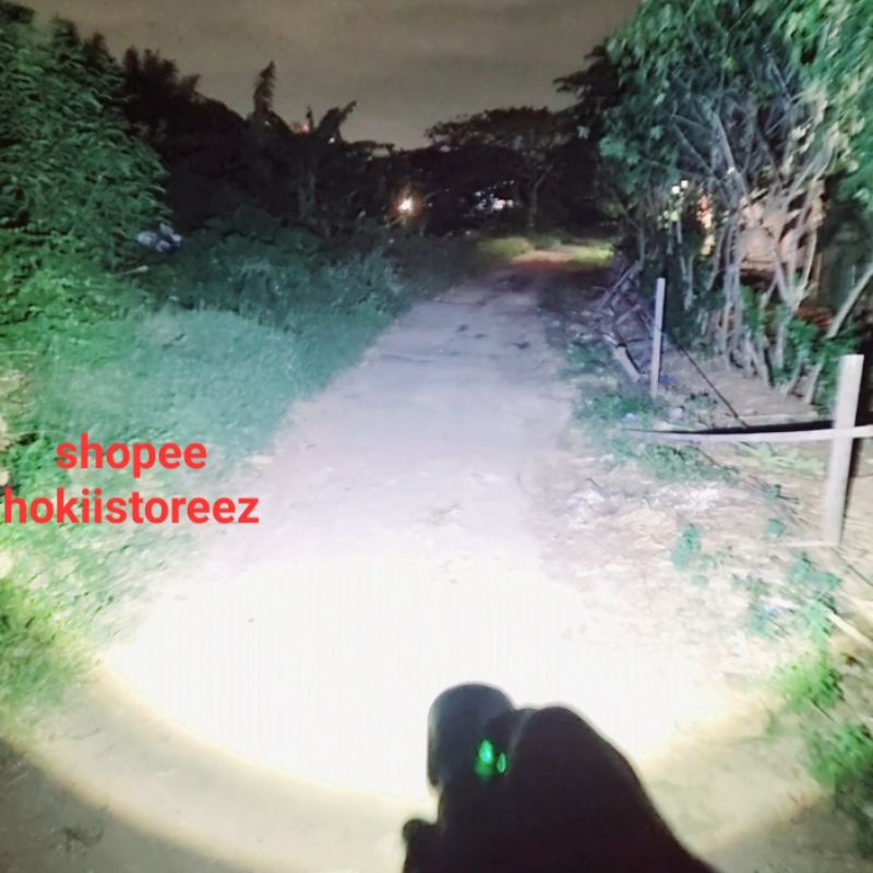 Senter LED P50 Super Terang Jarak Jauh Original Charger Usb