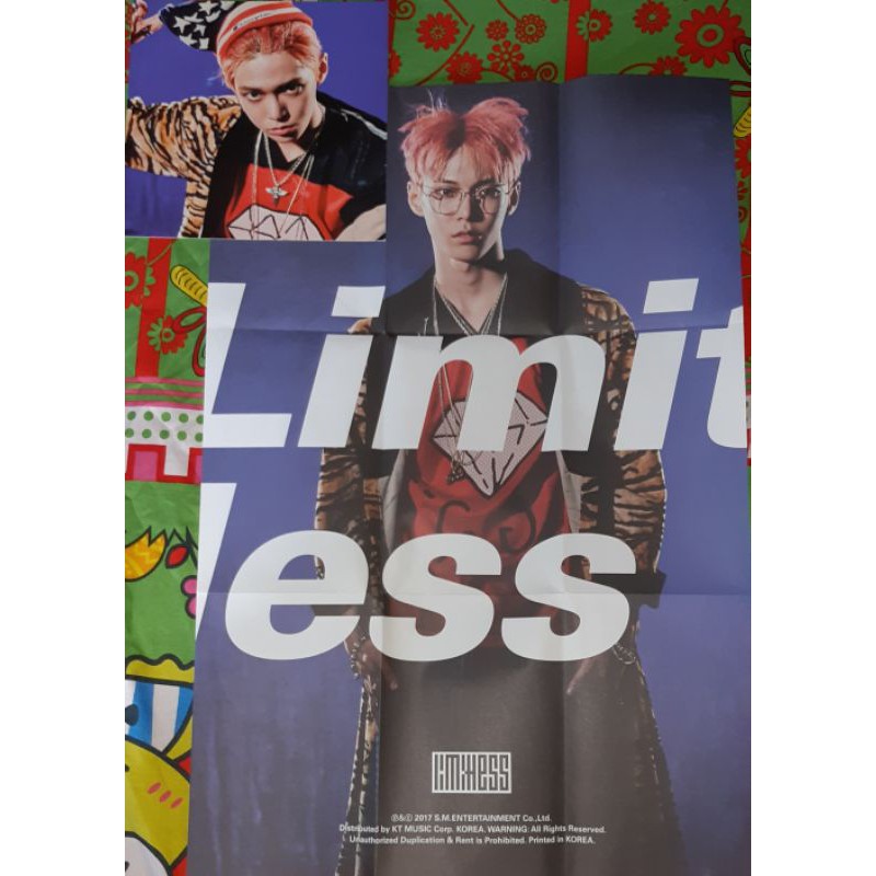 NCT 127 LIMITLESS (POSTER OFFICIAL + A4) DOYOUNG