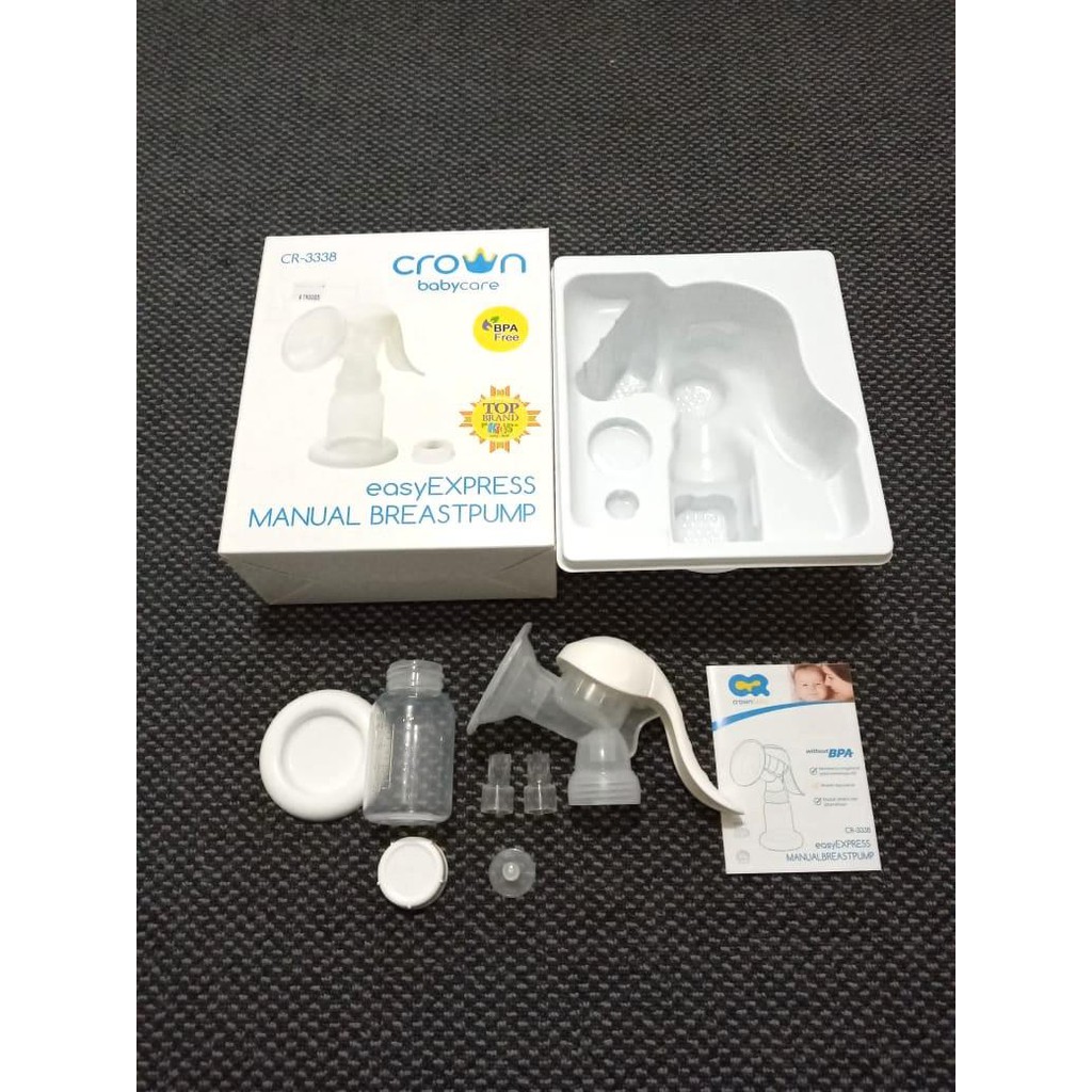 Crown Baby easyEXPRESS Manual Breast Pump Pompa Asi Manual