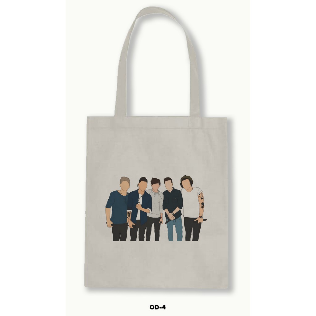 TOTE BAG BLACU - ONE DIRECTION