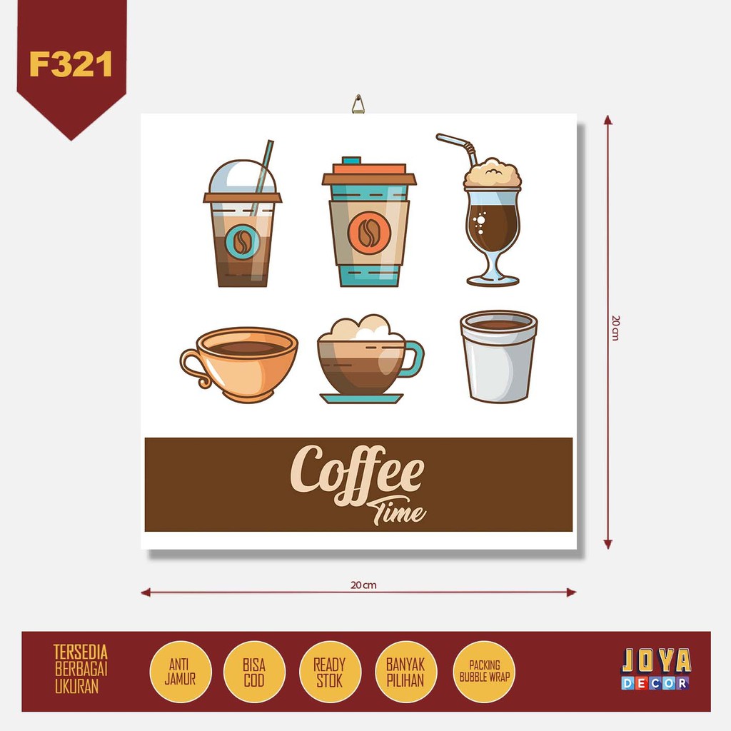 Wall Decor Hiasan Dinding Cafe FF321