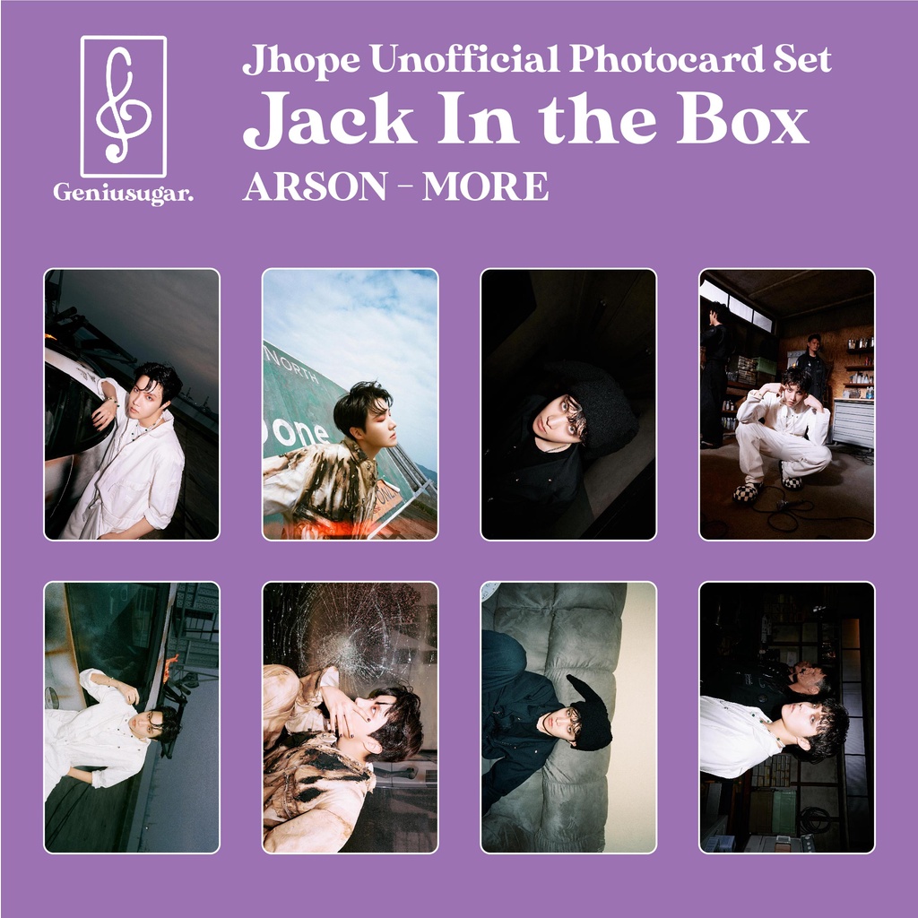 [SET JHOPE] PHOTOCARD JACK IN THE BOX ARSON MORE UNOFFICIAL