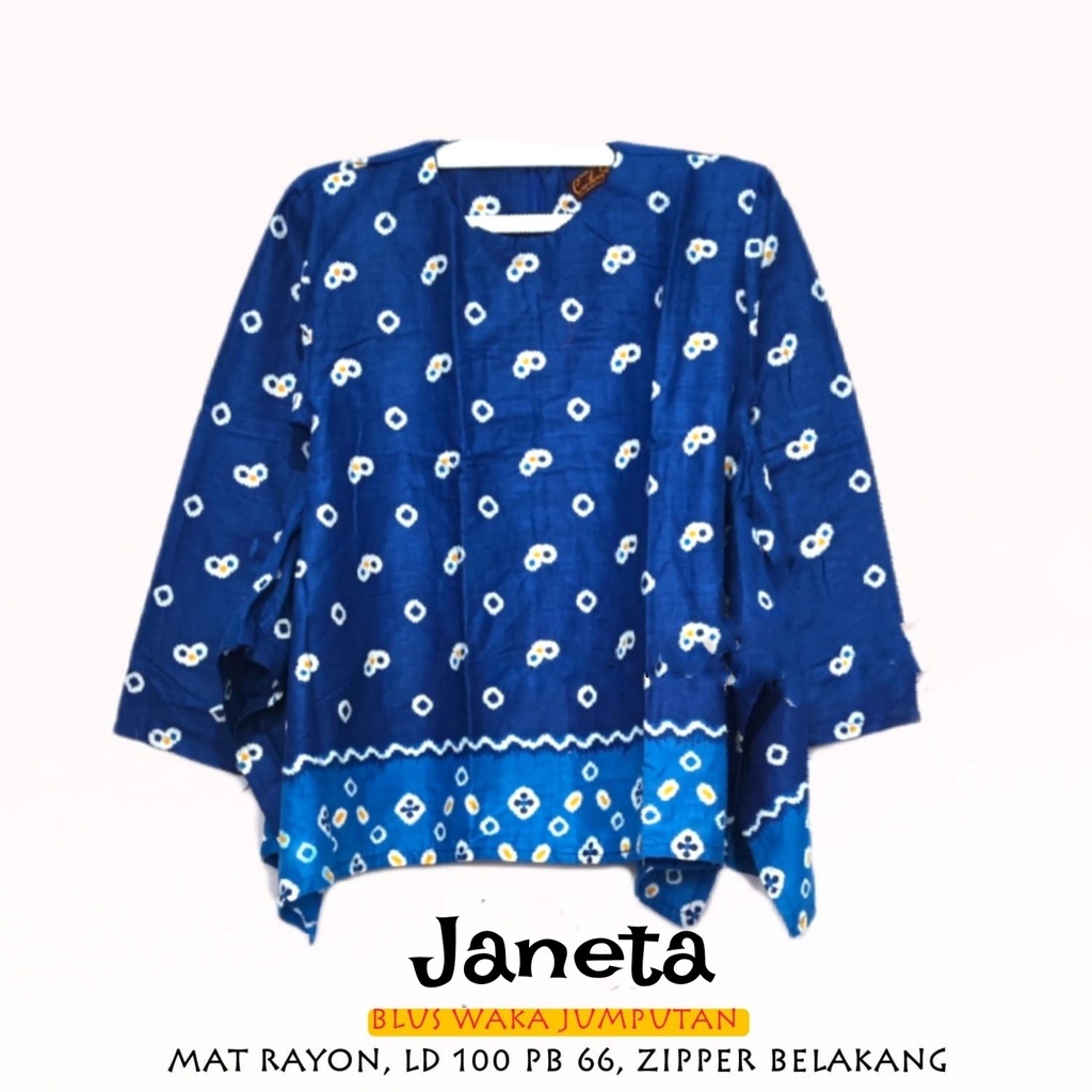 Blus jumputan janeta