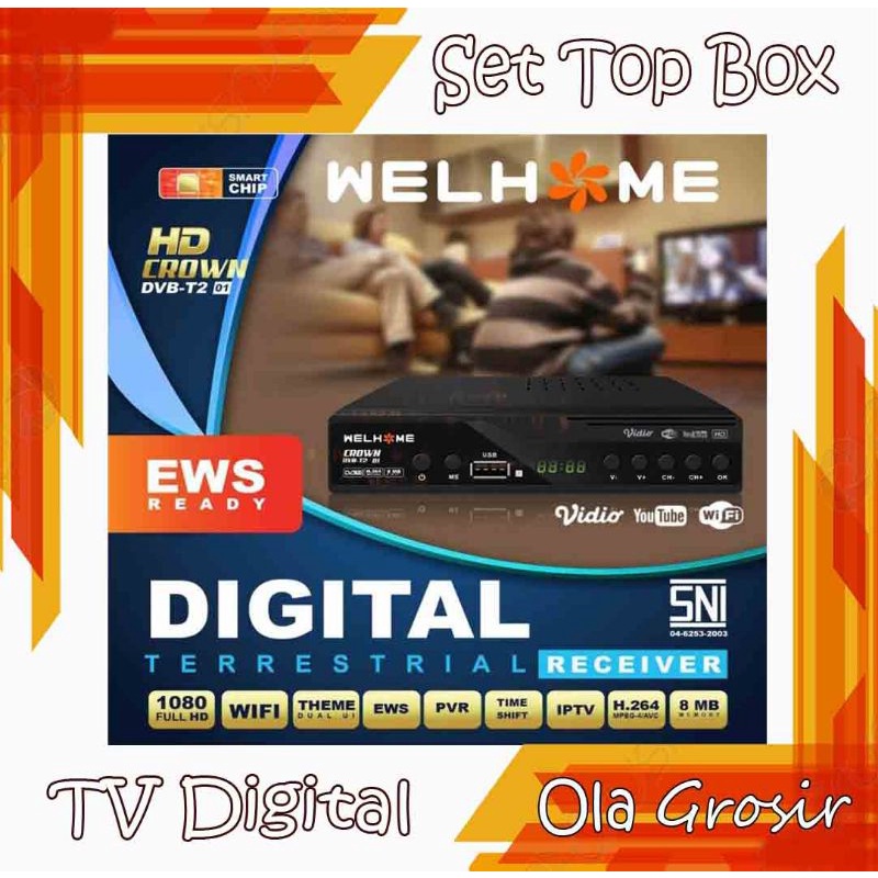 Set top box tv digital T2 receiver tv digital