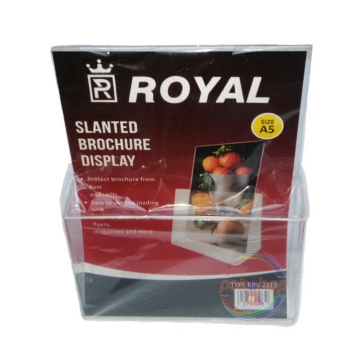 

Royal Slanted Brochure Display Size A5