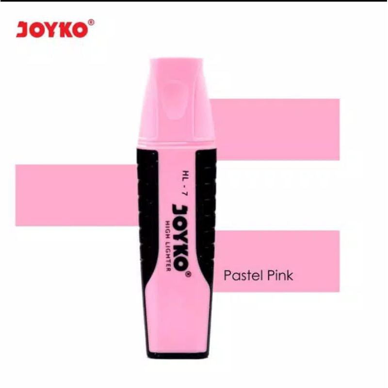 stabilo joyko highlighiter penanda ber warna ada 6 warna