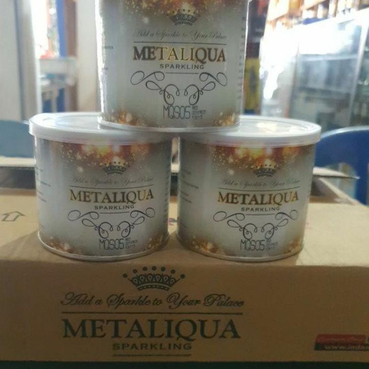 

Terbagus.. CAT METALIK METALIQUA PERNIK GLITTER GLITER KAYU BESI LIS TEMBOK ORNAMEN LUKISAN DEKORATI