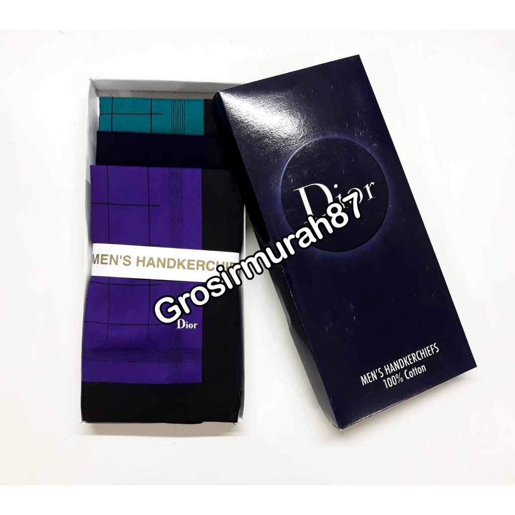 Saputangan Pria Sapu Tangan Katun Handkerchief ISI 12 Tua dan Muda