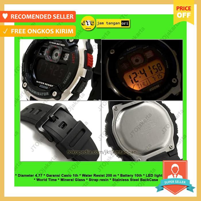 Jam Tangan Casio Original Pria Ae 2000W 1B / Ae 2000 W / Ae2000W Promo