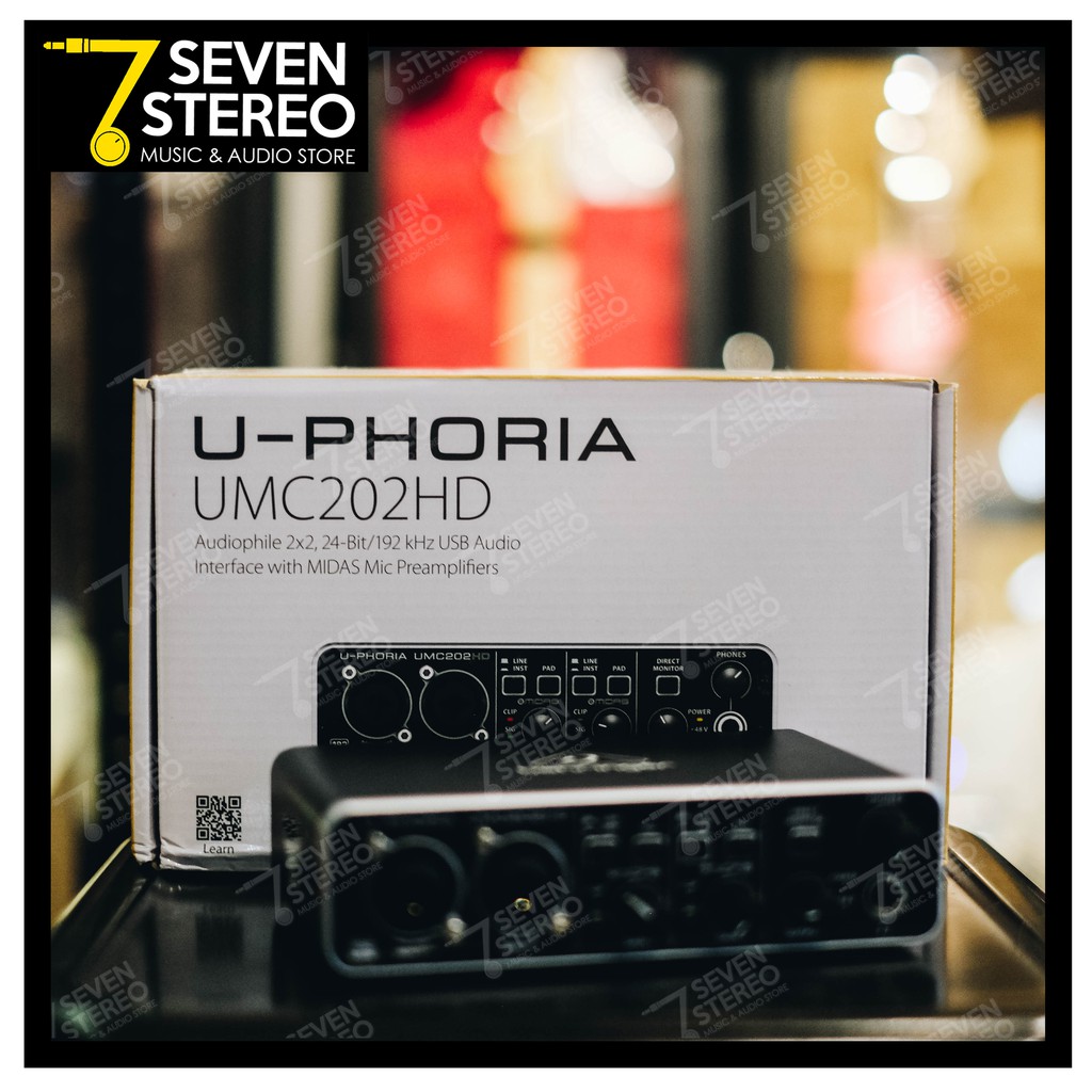 Behringer UMC202HD Soundcard for Recording with MIDAS Preamp