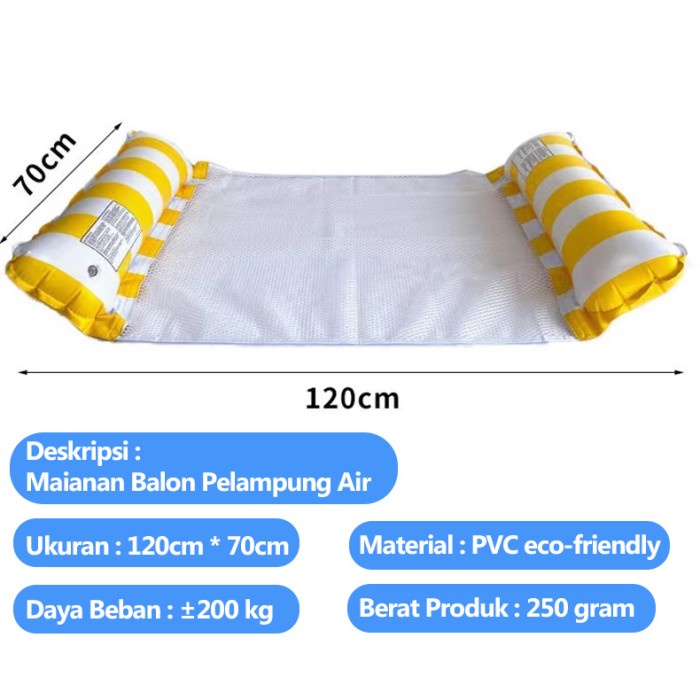 Intex Water Hammock Pelampung kolam/floating matras renang dewasa