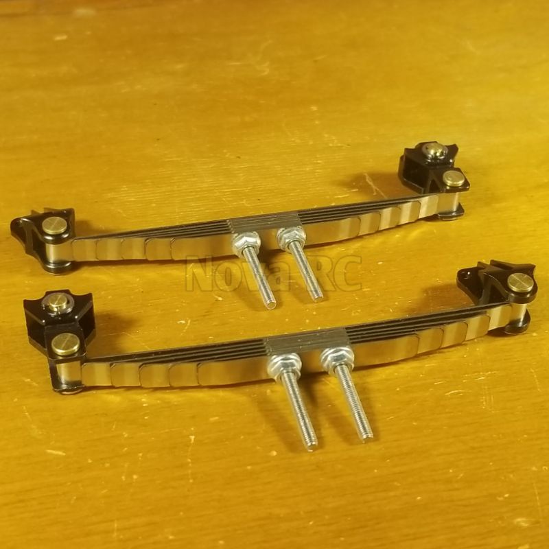 Suspension rc truk trailer 1/14 logam stainless untuk scania volvo man actros