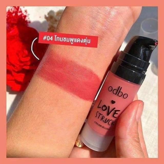 ODBO Love Struck Cream Blush #OD127 Thailand / Blush On / Blushon