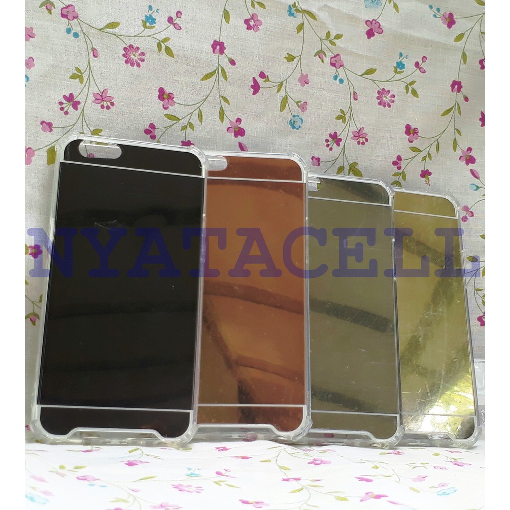 Case Anticrack Mirror Fiber Oppo A39/A57/Soft Hard Casing Cover
